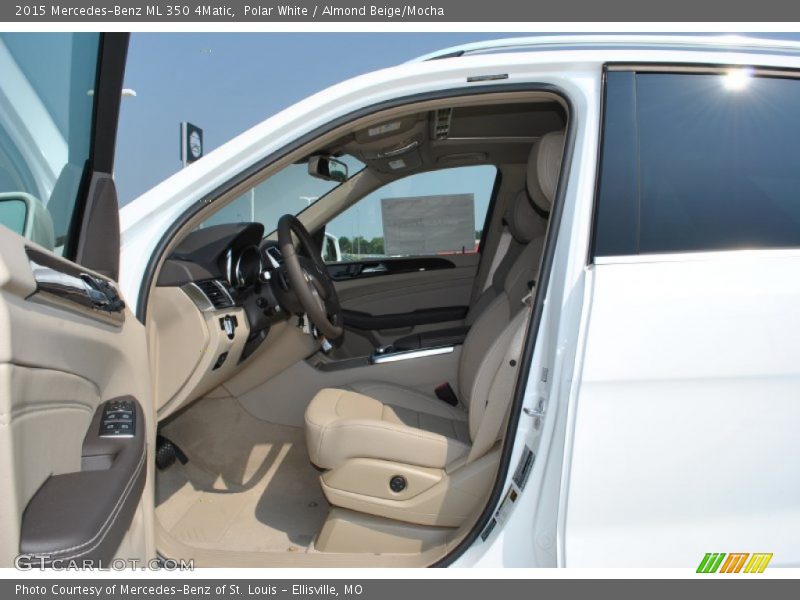 Polar White / Almond Beige/Mocha 2015 Mercedes-Benz ML 350 4Matic