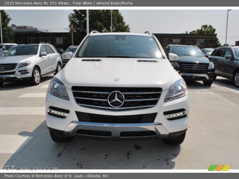 Polar White / Almond Beige/Mocha 2015 Mercedes-Benz ML 350 4Matic