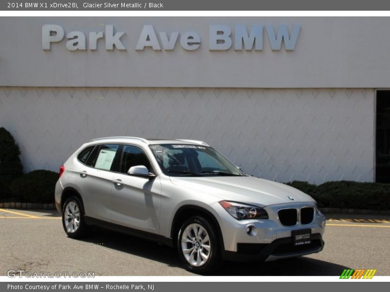 Glacier Silver Metallic / Black 2014 BMW X1 xDrive28i