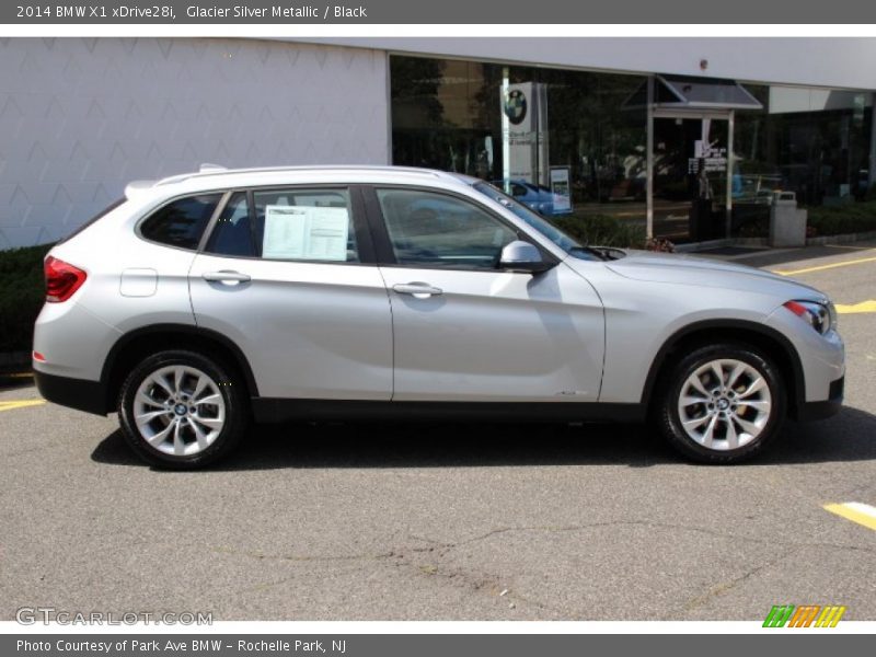 Glacier Silver Metallic / Black 2014 BMW X1 xDrive28i