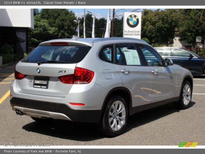 Glacier Silver Metallic / Black 2014 BMW X1 xDrive28i