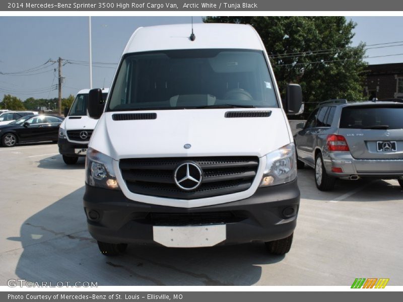 Arctic White / Tunja Black 2014 Mercedes-Benz Sprinter 3500 High Roof Cargo Van