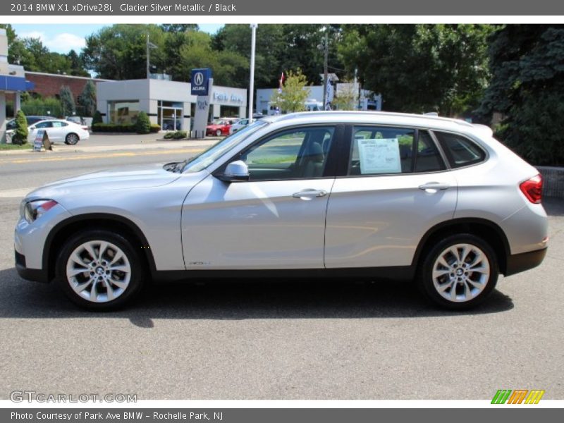 Glacier Silver Metallic / Black 2014 BMW X1 xDrive28i