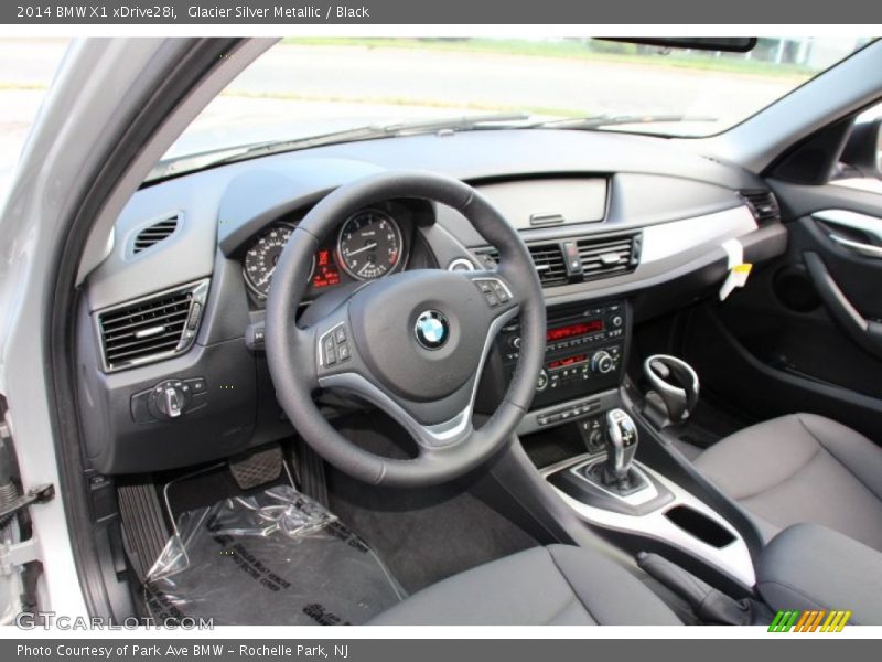 Glacier Silver Metallic / Black 2014 BMW X1 xDrive28i