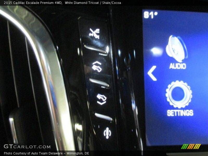 White Diamond Tricoat / Shale/Cocoa 2015 Cadillac Escalade Premium 4WD