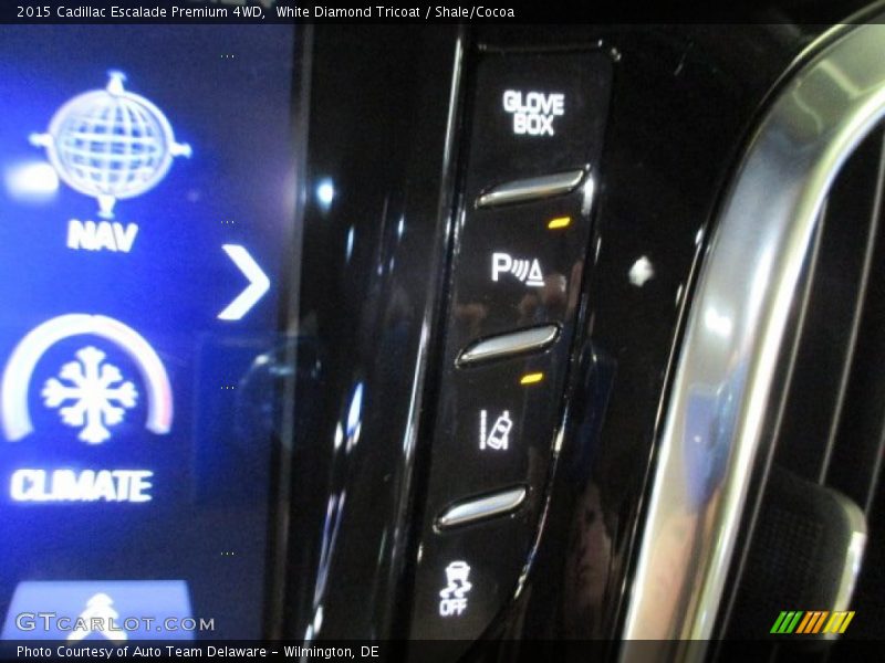 White Diamond Tricoat / Shale/Cocoa 2015 Cadillac Escalade Premium 4WD