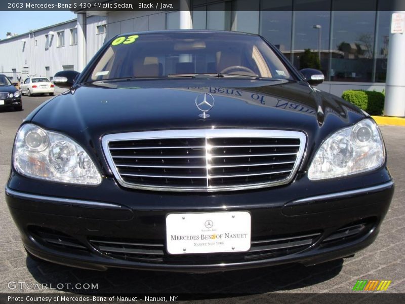 Black / Java 2003 Mercedes-Benz S 430 4Matic Sedan