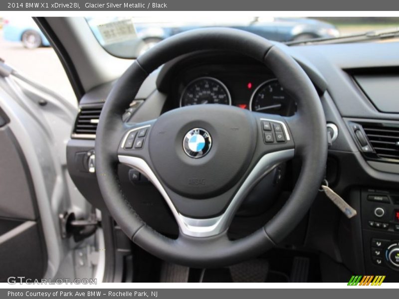 Glacier Silver Metallic / Black 2014 BMW X1 xDrive28i