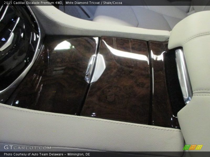 White Diamond Tricoat / Shale/Cocoa 2015 Cadillac Escalade Premium 4WD
