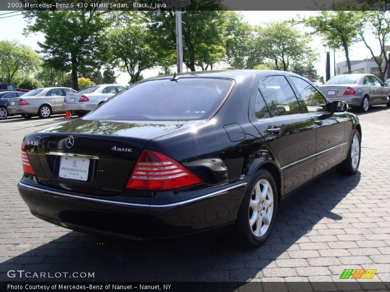 Black / Java 2003 Mercedes-Benz S 430 4Matic Sedan