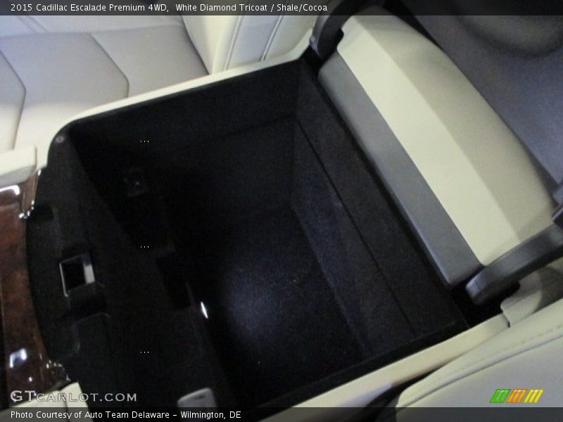 White Diamond Tricoat / Shale/Cocoa 2015 Cadillac Escalade Premium 4WD