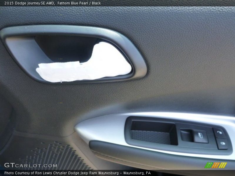Fathom Blue Pearl / Black 2015 Dodge Journey SE AWD