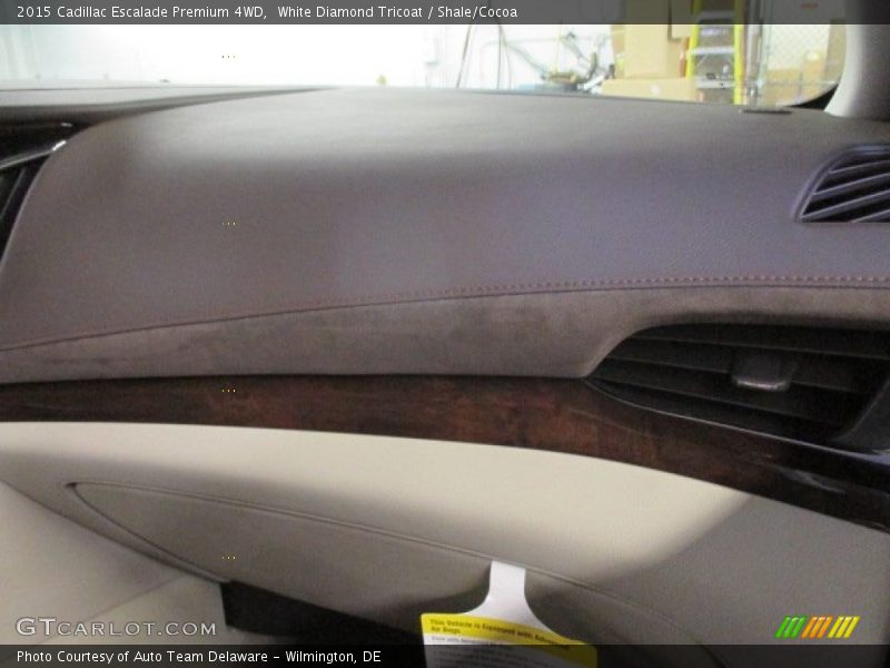 White Diamond Tricoat / Shale/Cocoa 2015 Cadillac Escalade Premium 4WD
