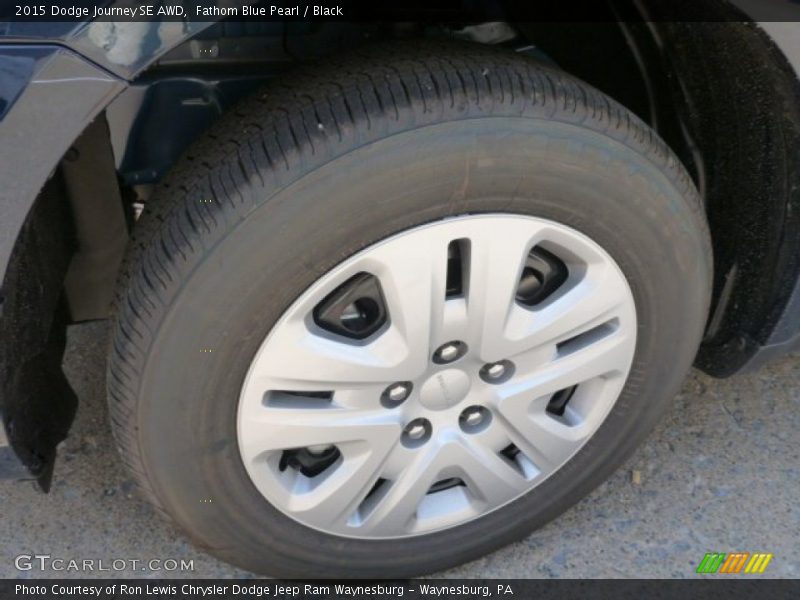 Fathom Blue Pearl / Black 2015 Dodge Journey SE AWD