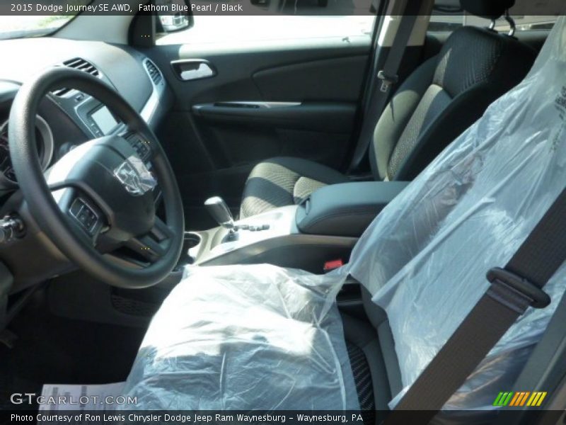 Fathom Blue Pearl / Black 2015 Dodge Journey SE AWD