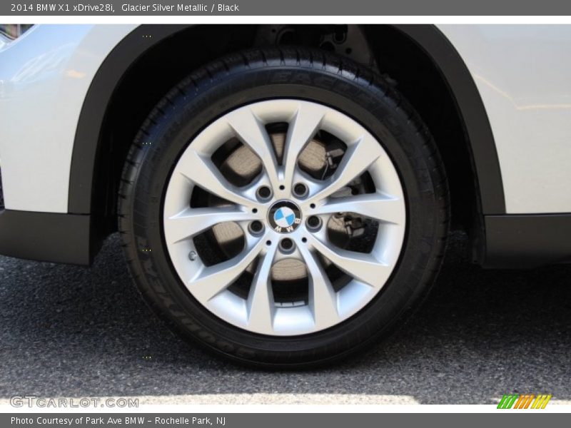 Glacier Silver Metallic / Black 2014 BMW X1 xDrive28i