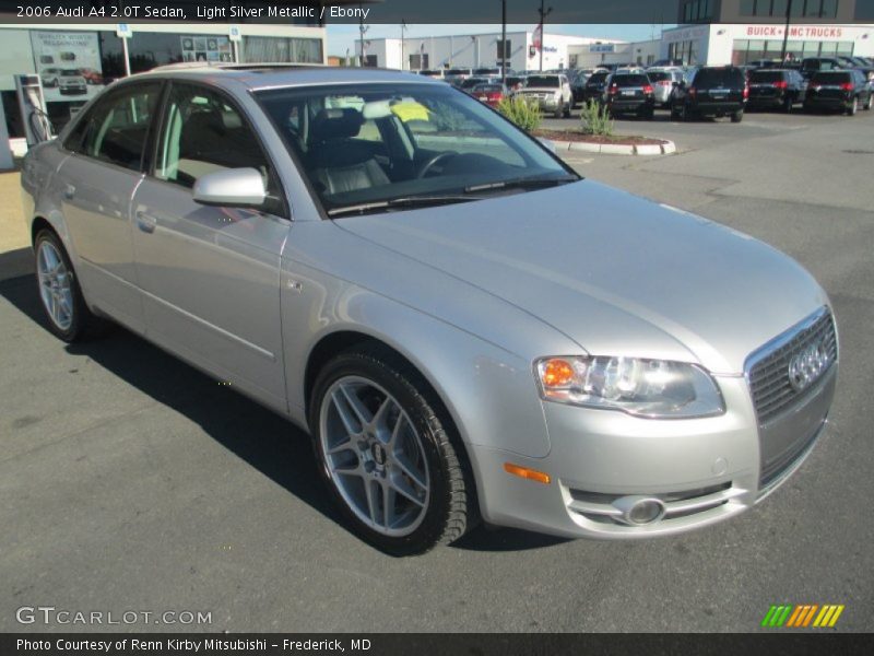 Light Silver Metallic / Ebony 2006 Audi A4 2.0T Sedan