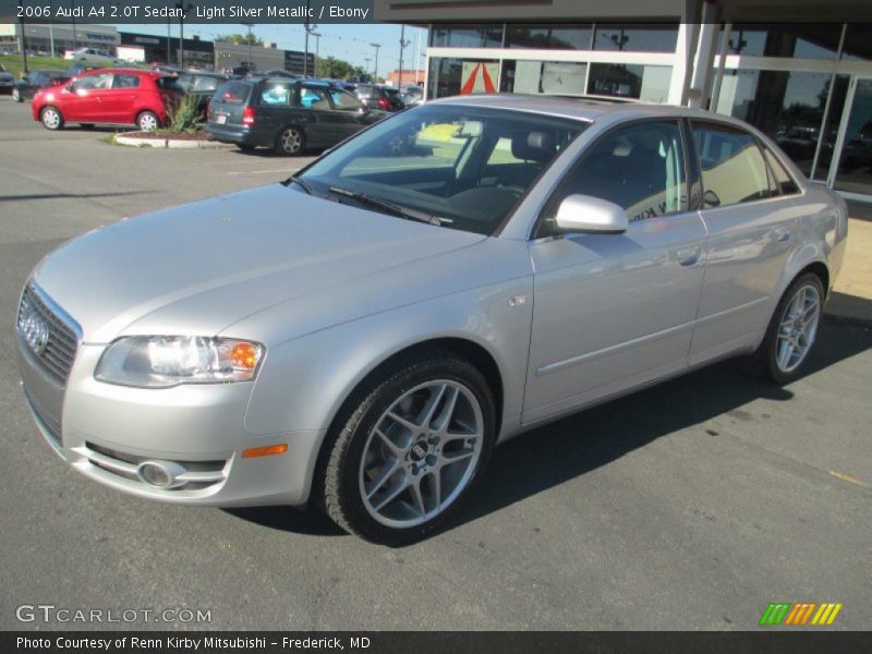 Light Silver Metallic / Ebony 2006 Audi A4 2.0T Sedan