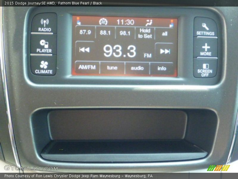 Fathom Blue Pearl / Black 2015 Dodge Journey SE AWD