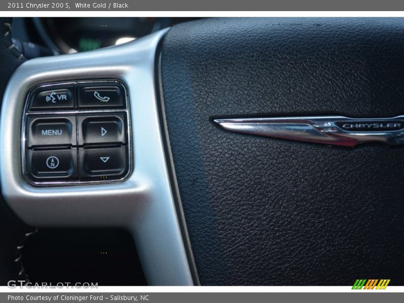 White Gold / Black 2011 Chrysler 200 S