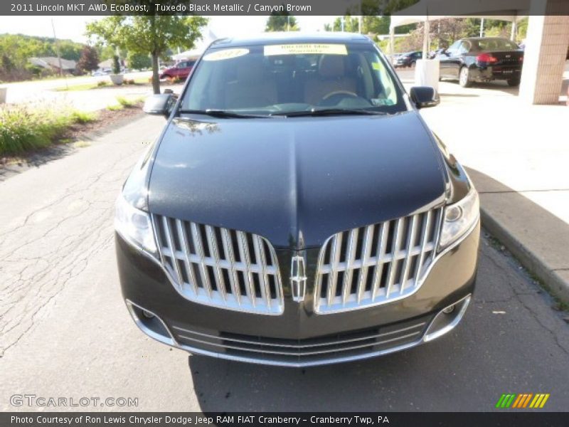 Tuxedo Black Metallic / Canyon Brown 2011 Lincoln MKT AWD EcoBoost