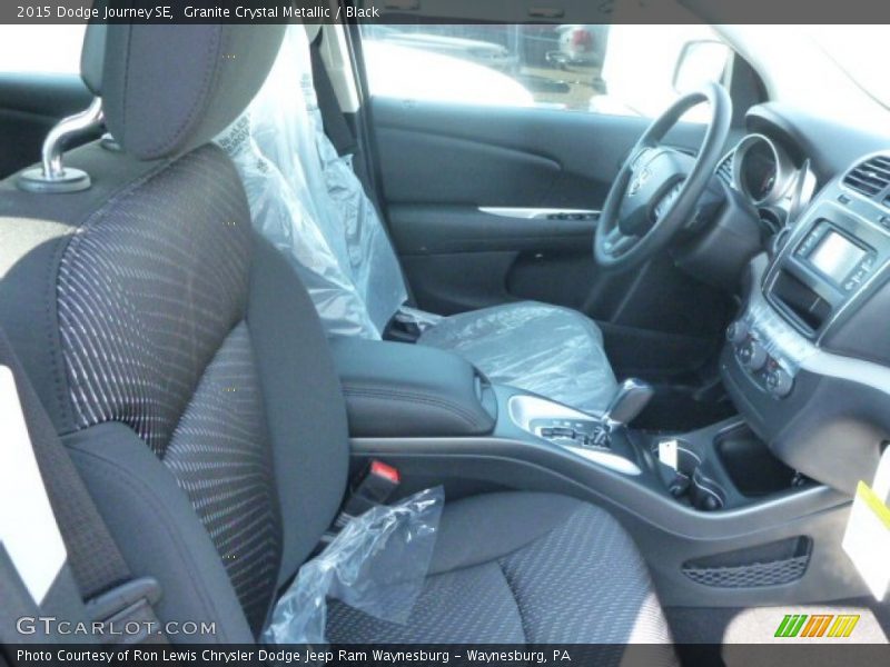 Granite Crystal Metallic / Black 2015 Dodge Journey SE
