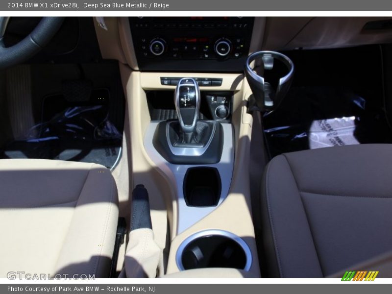 Deep Sea Blue Metallic / Beige 2014 BMW X1 xDrive28i