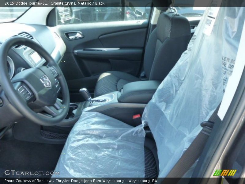 Granite Crystal Metallic / Black 2015 Dodge Journey SE