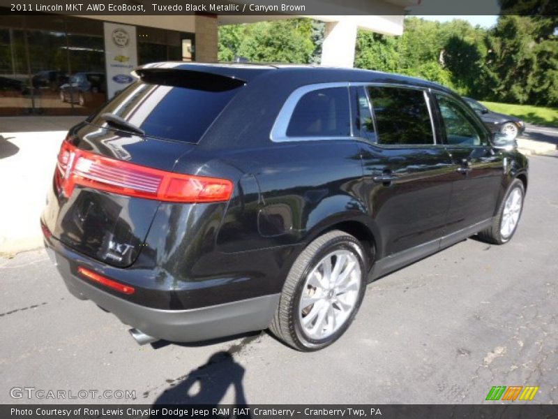 Tuxedo Black Metallic / Canyon Brown 2011 Lincoln MKT AWD EcoBoost