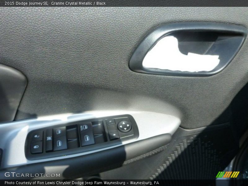Granite Crystal Metallic / Black 2015 Dodge Journey SE
