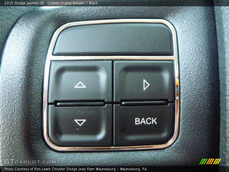 Granite Crystal Metallic / Black 2015 Dodge Journey SE