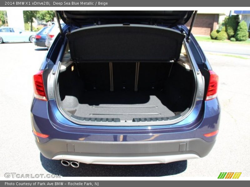 Deep Sea Blue Metallic / Beige 2014 BMW X1 xDrive28i