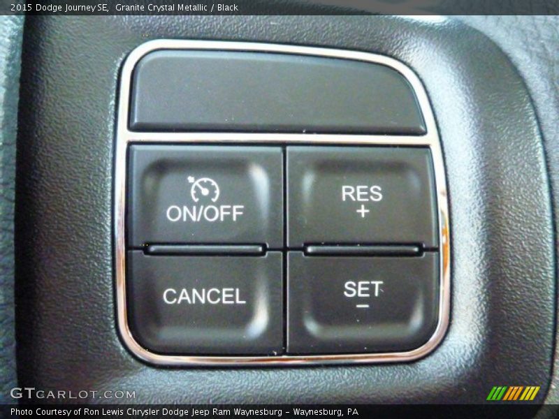 Granite Crystal Metallic / Black 2015 Dodge Journey SE
