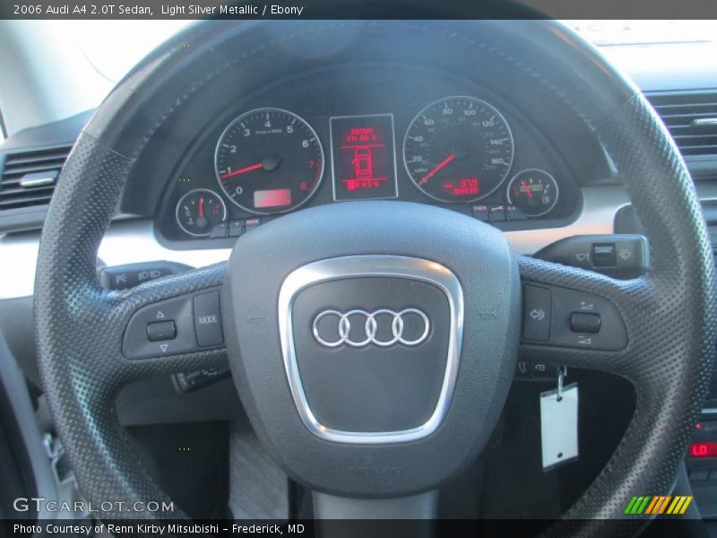 Light Silver Metallic / Ebony 2006 Audi A4 2.0T Sedan
