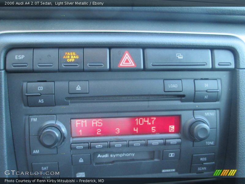 Light Silver Metallic / Ebony 2006 Audi A4 2.0T Sedan