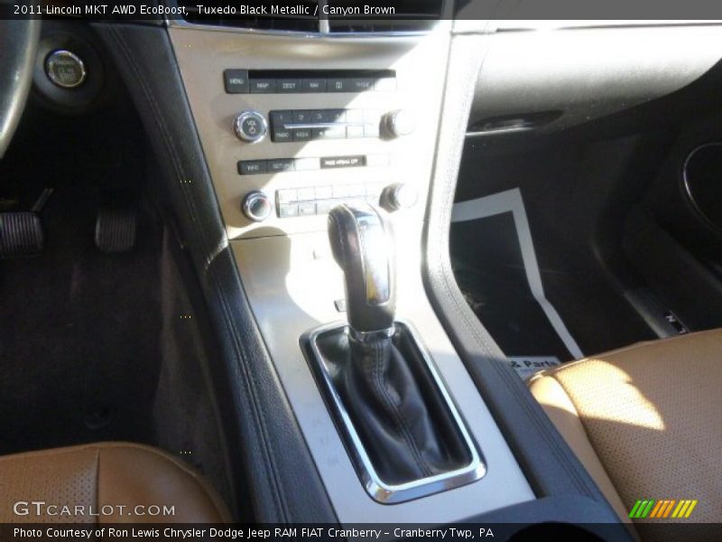 Tuxedo Black Metallic / Canyon Brown 2011 Lincoln MKT AWD EcoBoost