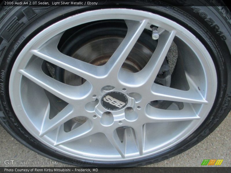 Light Silver Metallic / Ebony 2006 Audi A4 2.0T Sedan