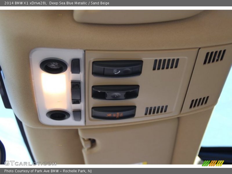 Deep Sea Blue Metallic / Sand Beige 2014 BMW X1 xDrive28i