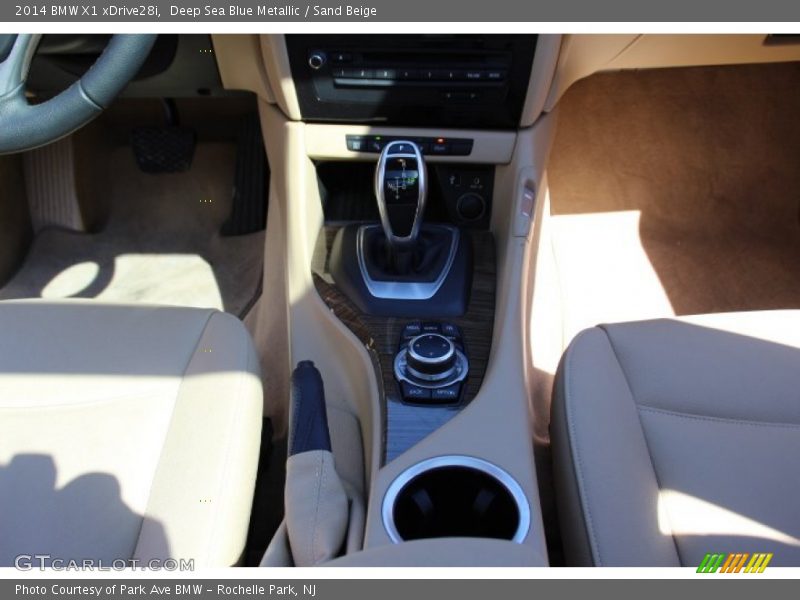 Deep Sea Blue Metallic / Sand Beige 2014 BMW X1 xDrive28i