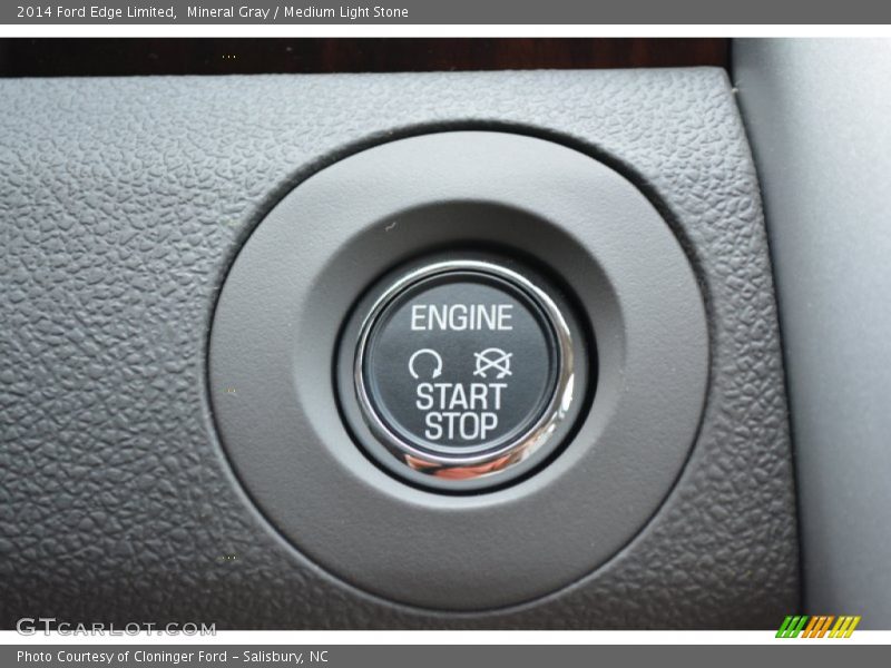 Mineral Gray / Medium Light Stone 2014 Ford Edge Limited