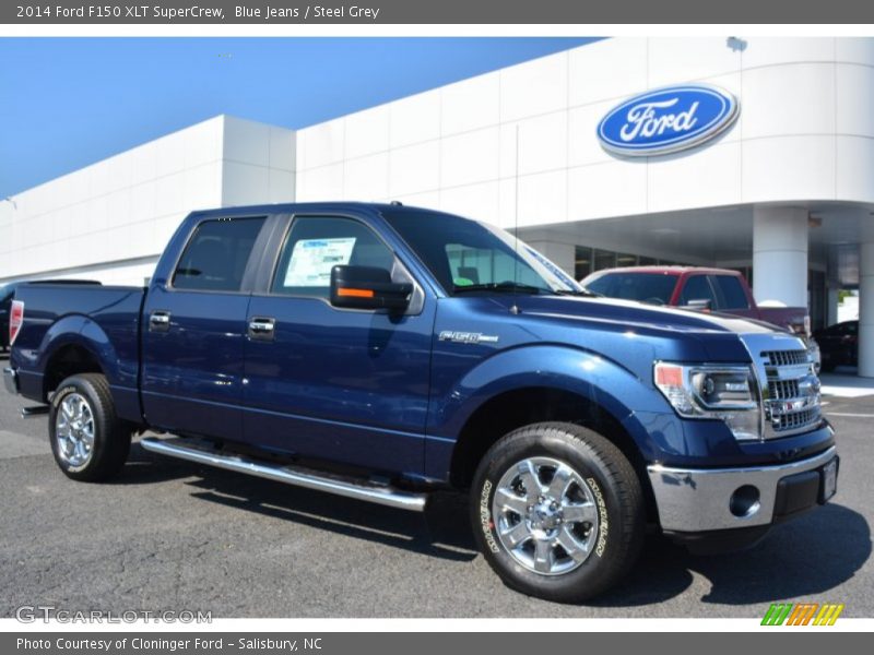 Blue Jeans / Steel Grey 2014 Ford F150 XLT SuperCrew