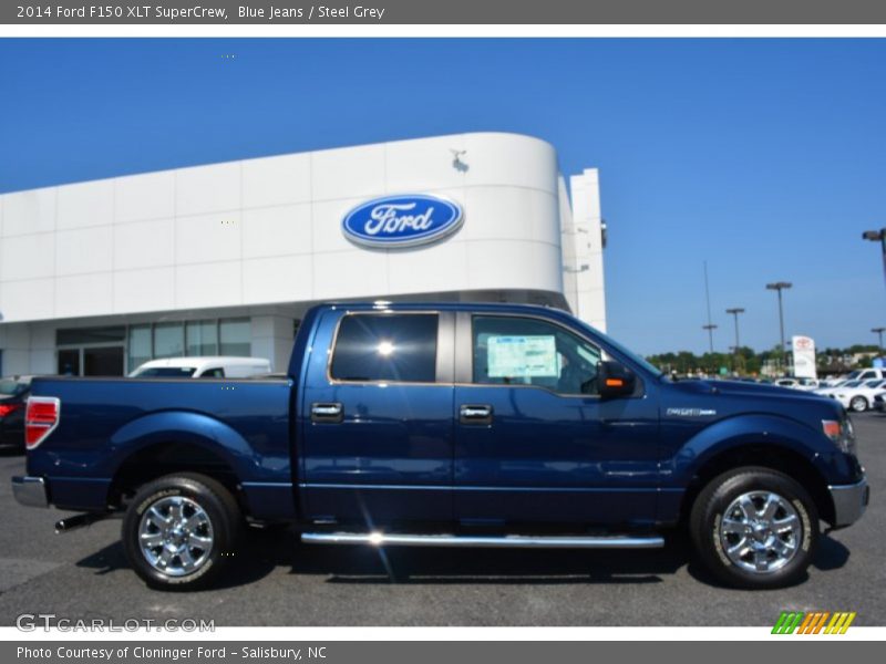 Blue Jeans / Steel Grey 2014 Ford F150 XLT SuperCrew
