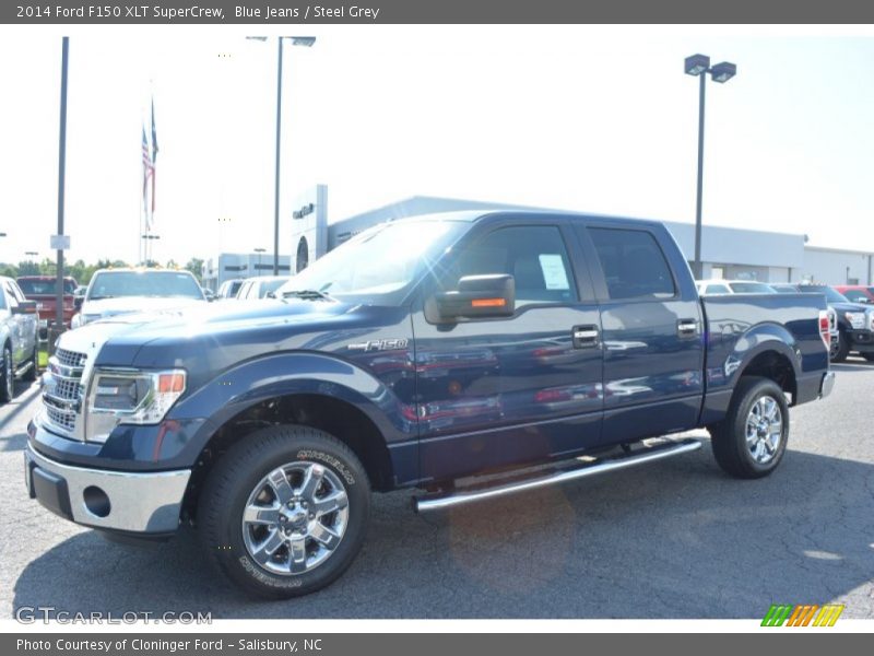 Blue Jeans / Steel Grey 2014 Ford F150 XLT SuperCrew