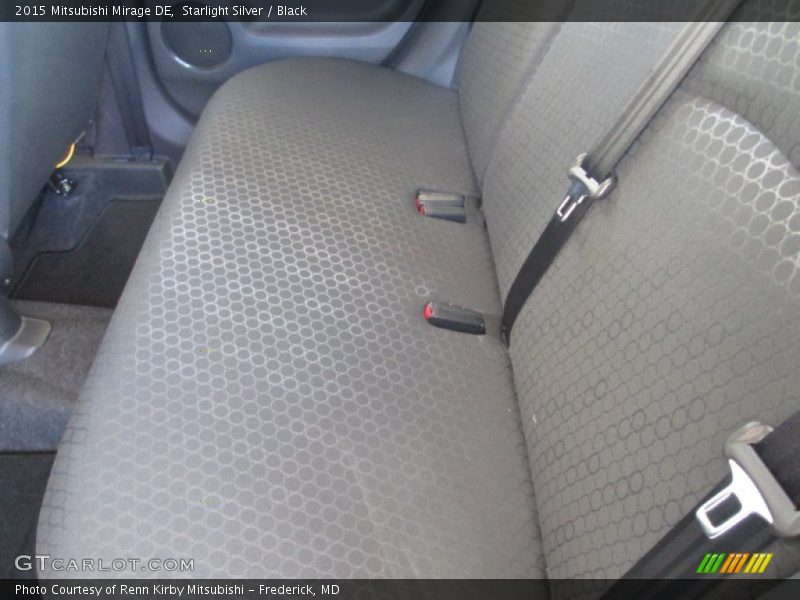 Starlight Silver / Black 2015 Mitsubishi Mirage DE