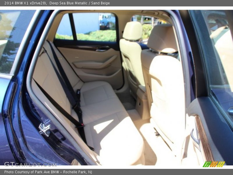 Deep Sea Blue Metallic / Sand Beige 2014 BMW X1 xDrive28i