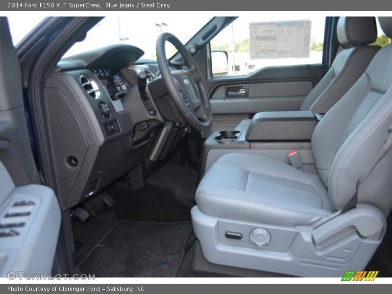 Blue Jeans / Steel Grey 2014 Ford F150 XLT SuperCrew