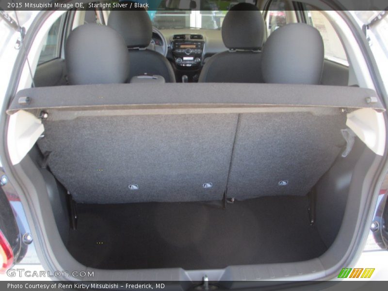 Starlight Silver / Black 2015 Mitsubishi Mirage DE
