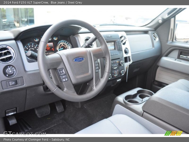 Blue Jeans / Steel Grey 2014 Ford F150 XLT SuperCrew