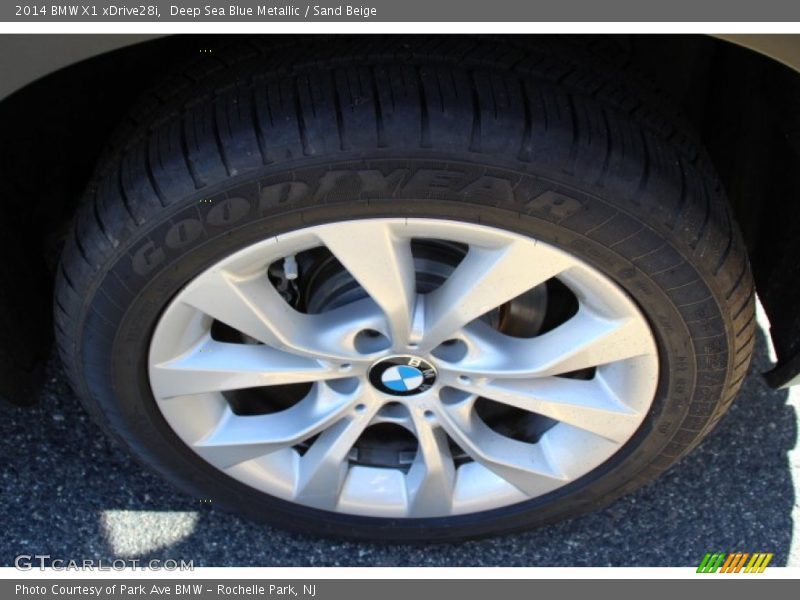 Deep Sea Blue Metallic / Sand Beige 2014 BMW X1 xDrive28i