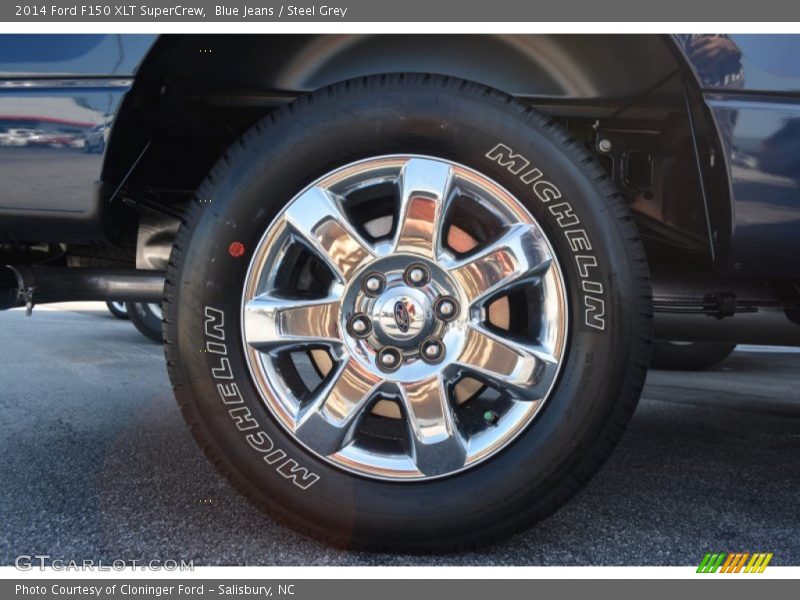 Blue Jeans / Steel Grey 2014 Ford F150 XLT SuperCrew